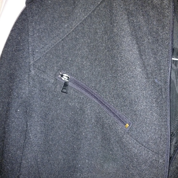 Alfani grey heavy wool coat - Picture 2 of 4